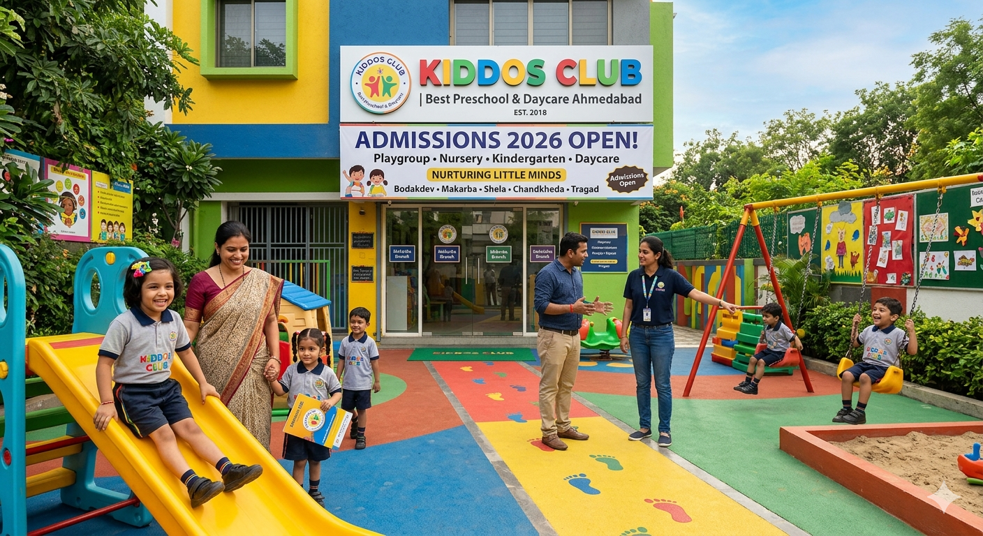 Best Preschool & Daycare Ahmedabad Admissions 2026 Kiddos Club